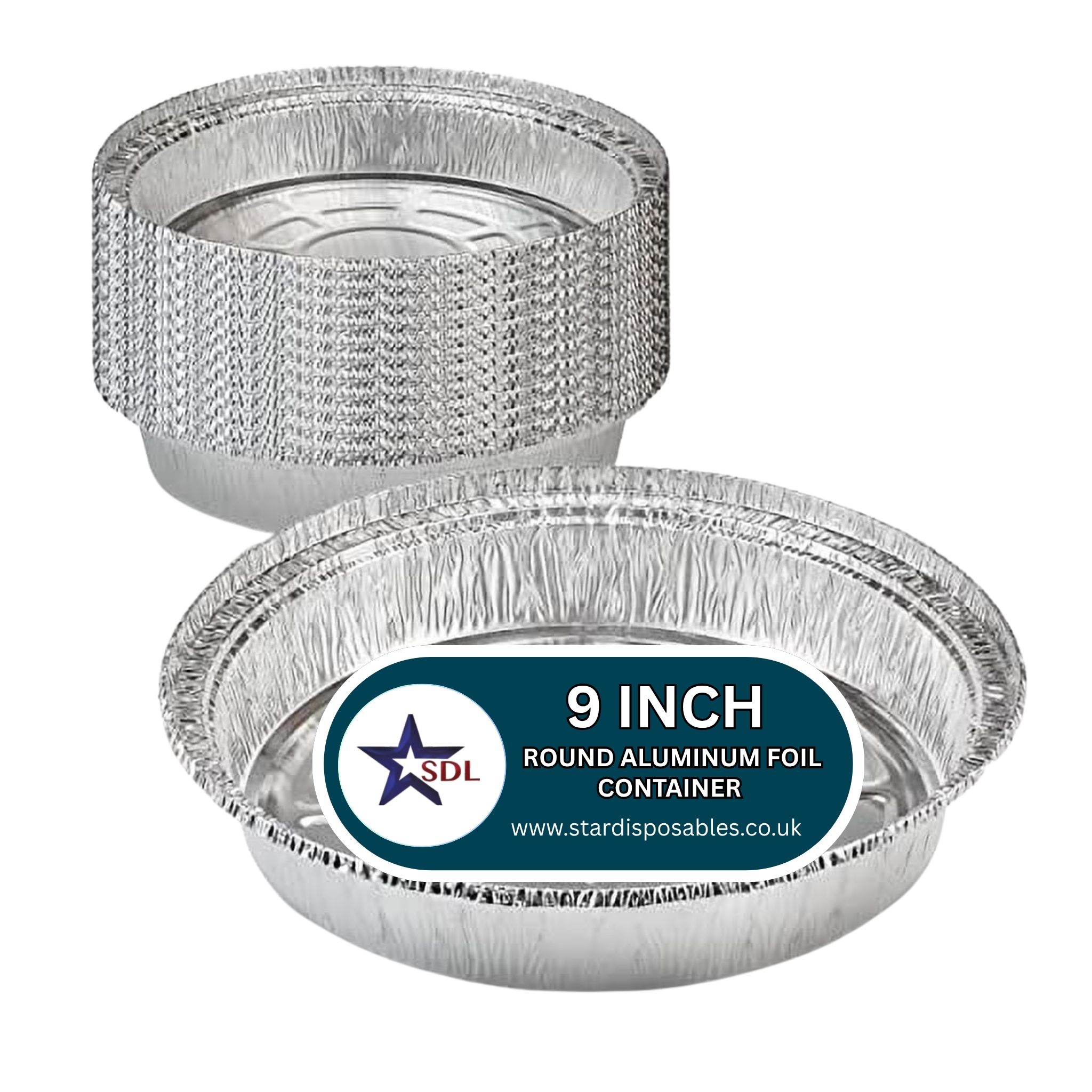 9 INCH ROUND ALUMINUM FOIL CONTAINER